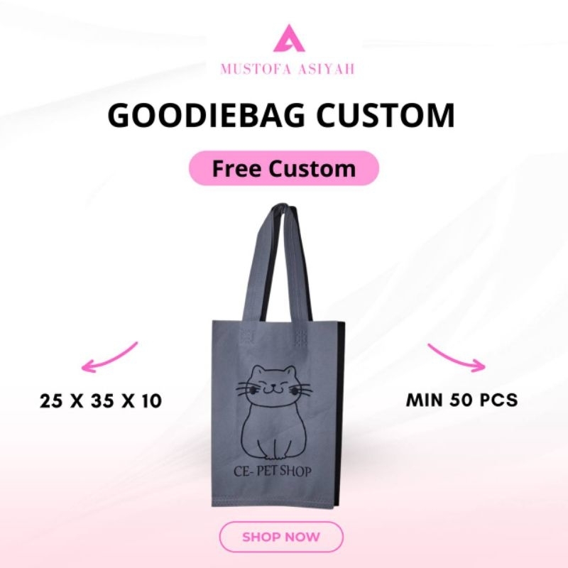 

TAS GOODIEBAG 25x35x10 CUSTOM