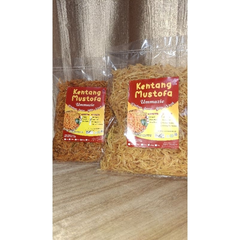 

PAKET BUNDLING (PEDAS MANIS + ORIGINAL) KERING KENTANG MUSTOFA UMMAZIE KEMASAN 500Gram