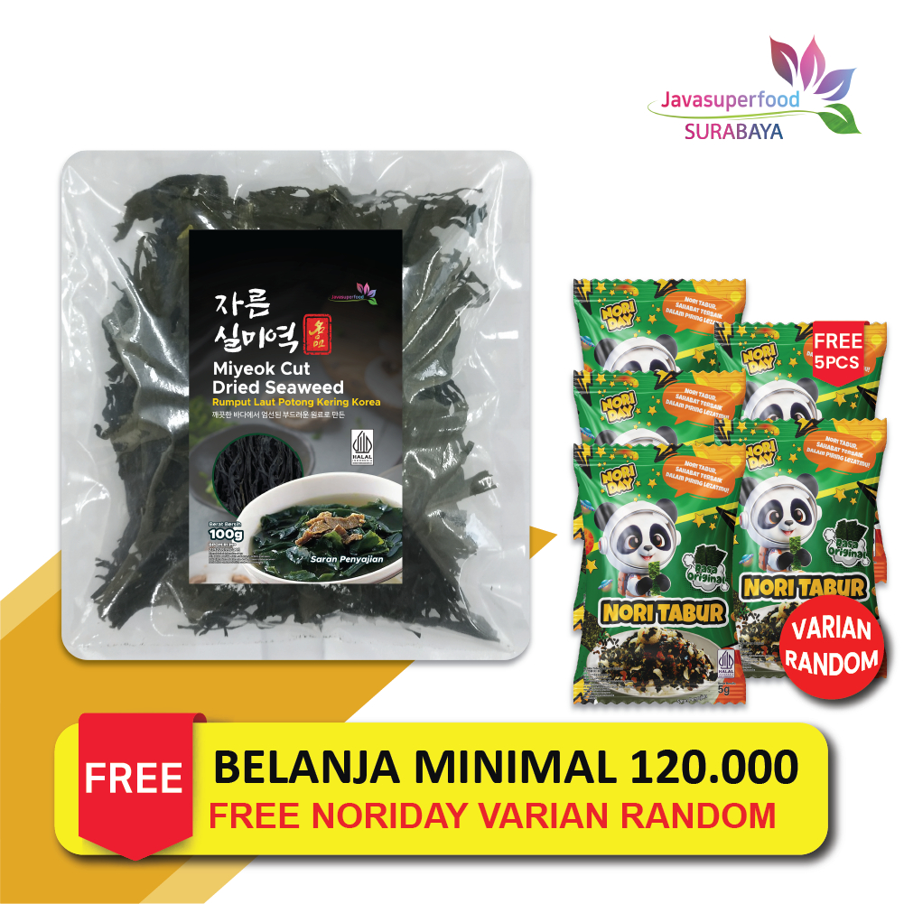 

Dried Seaweed / Cut Wakame Rumput laut kering / Miyeok Myeok Miso soup