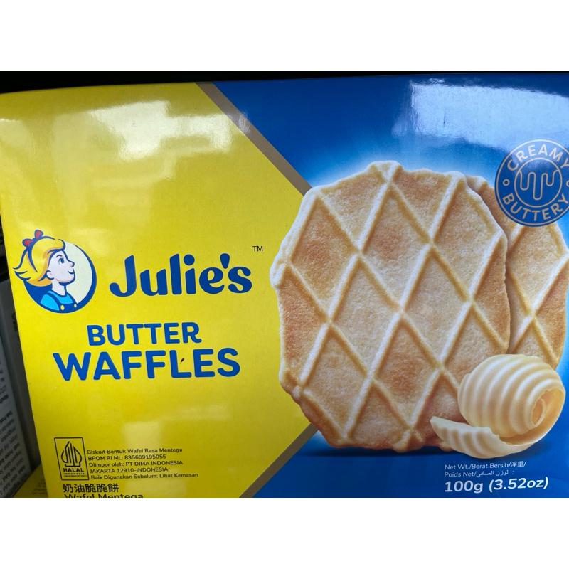 

JULIES BUTTER WAFFLES 100G