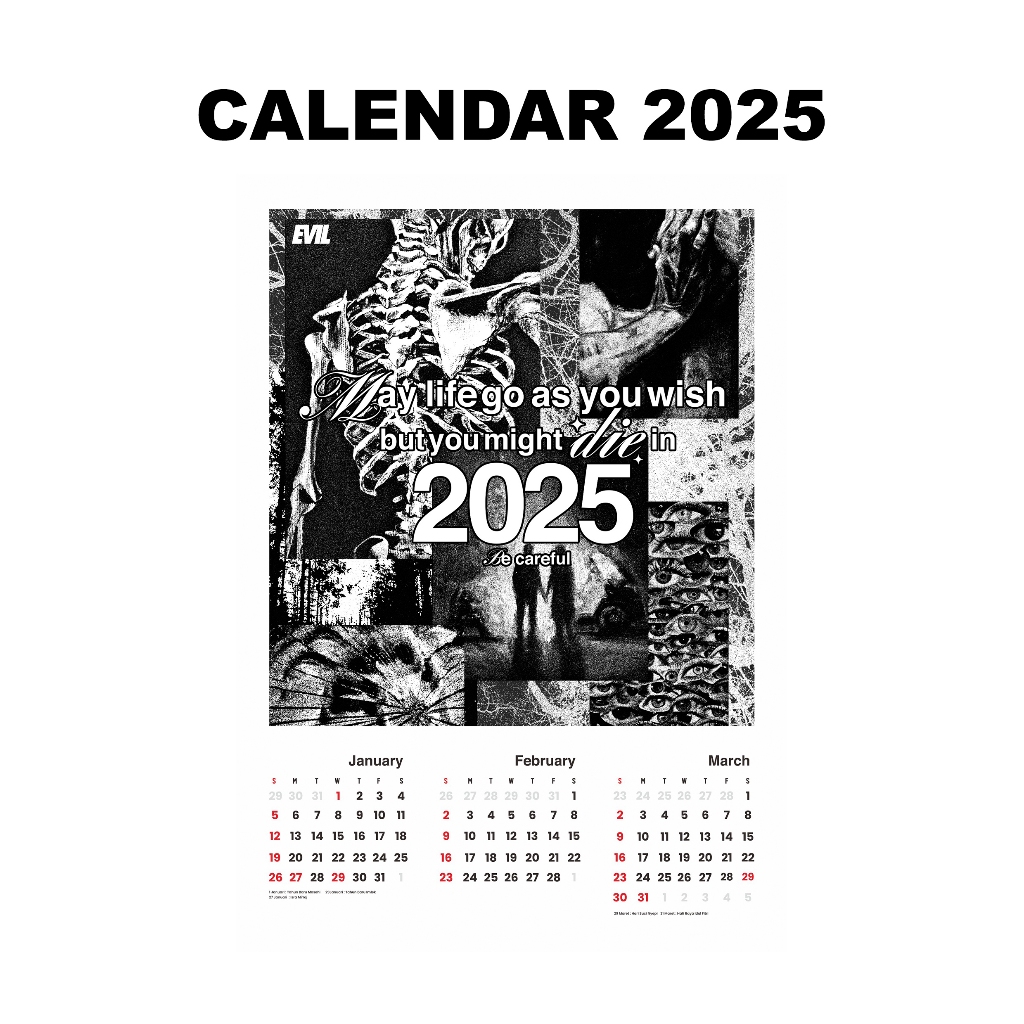 

Calendar 2025: Evil (GET FREE FOR 500K PURCHASE)