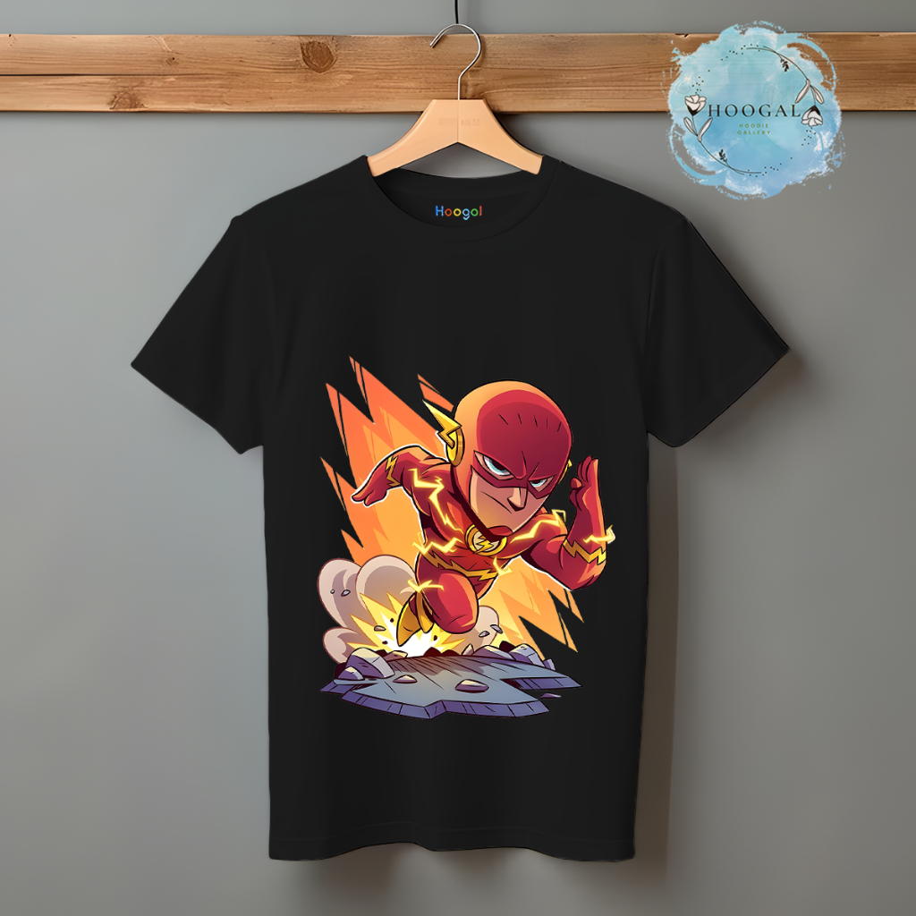 Hoogal Kaos Motif flash Distro 20s Sablon DTF