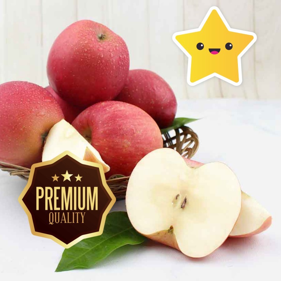 

Apel Fuji Fresh Apple Import PREMIUM ROSY BLUSH 400 - 500 gr