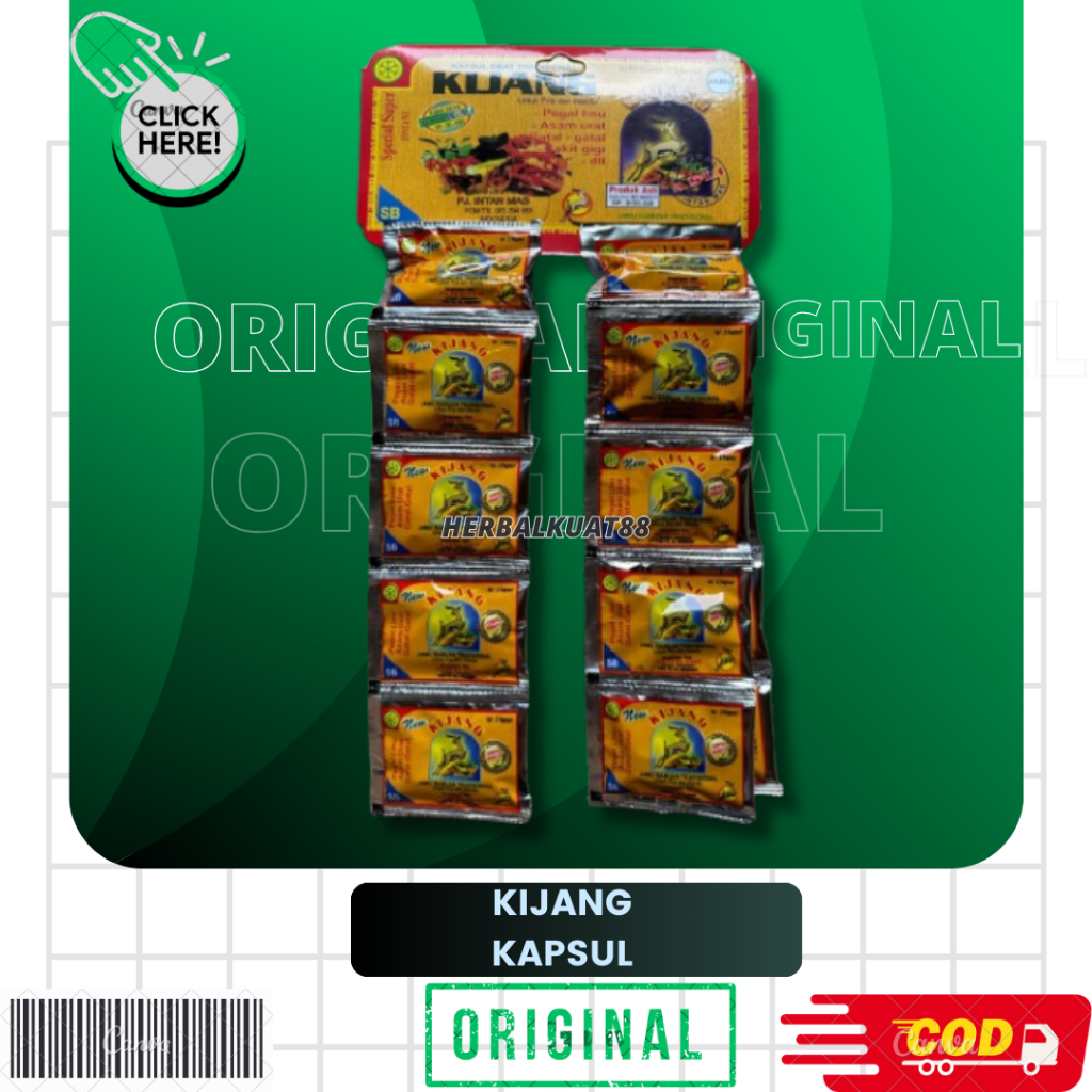 KAPSUL KIJANG HERBAL 100% ORIGINAL ASLI