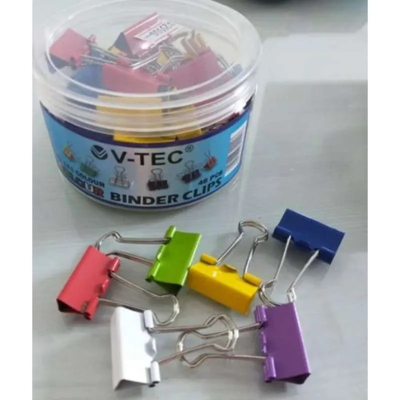 

TBMO V-TEC PACK BINDER CLIP 280 WARNA ISI 6PCS - VTC0646#WRN