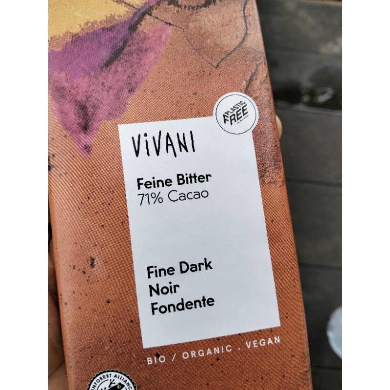 

VIVANI ORGANIC FINE Dark Chocolate 71% | Snack Cokelat Sehat