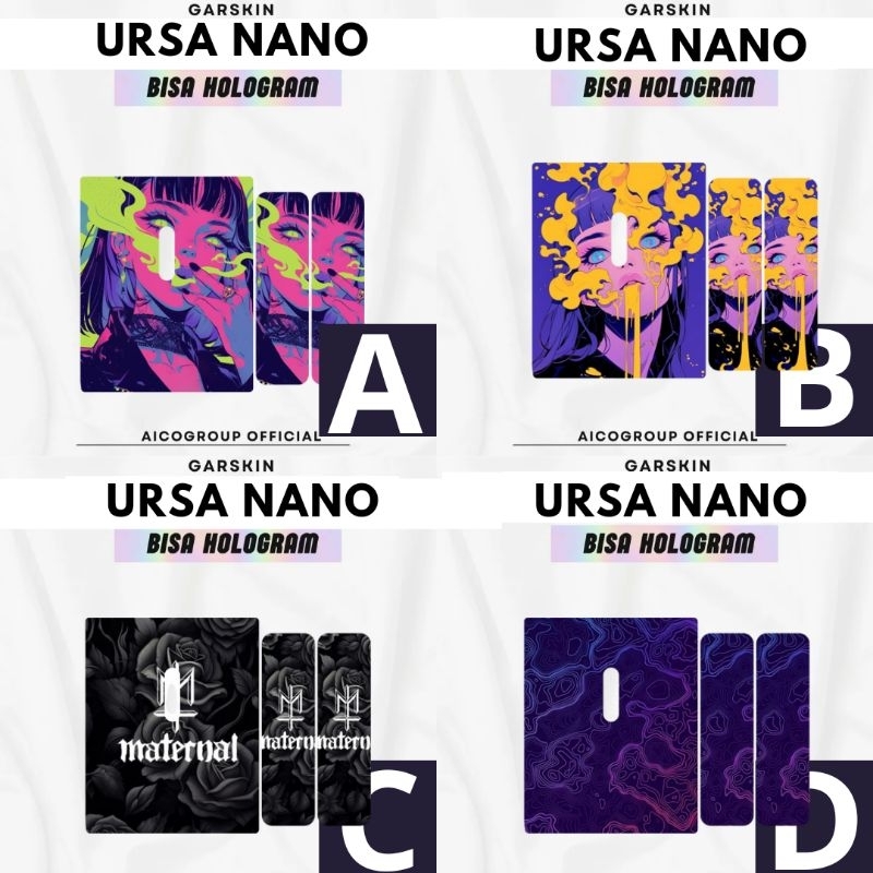 

Premium innneerrr Garskin Ursha Nano Hologram Full Motif Dan Anti Gores