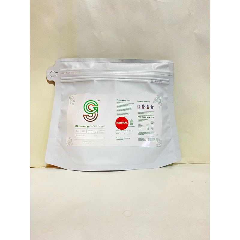 

KOPI ARABICA NATURAL 100% KOPI ASLI/KOPI BUBUK PEROCESS 200gr