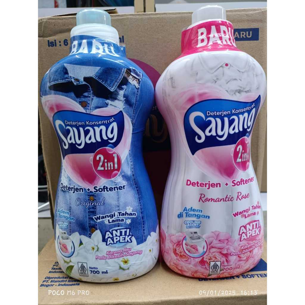sayang liquit detergen cair botol 700ml