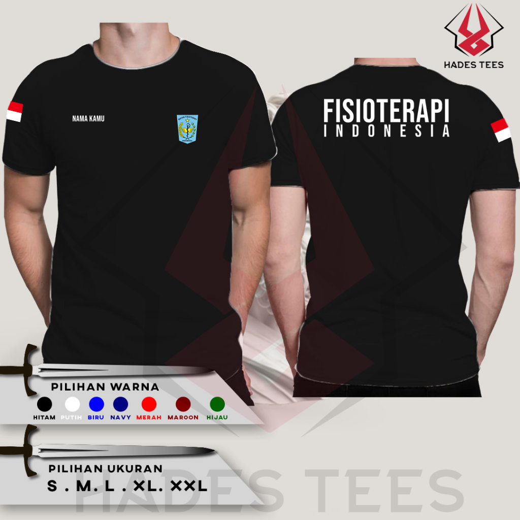 Kaos Baju IFI Ikatan Fisioterapi Indonesia Gratis Nama Kaos Distro Combed 30s