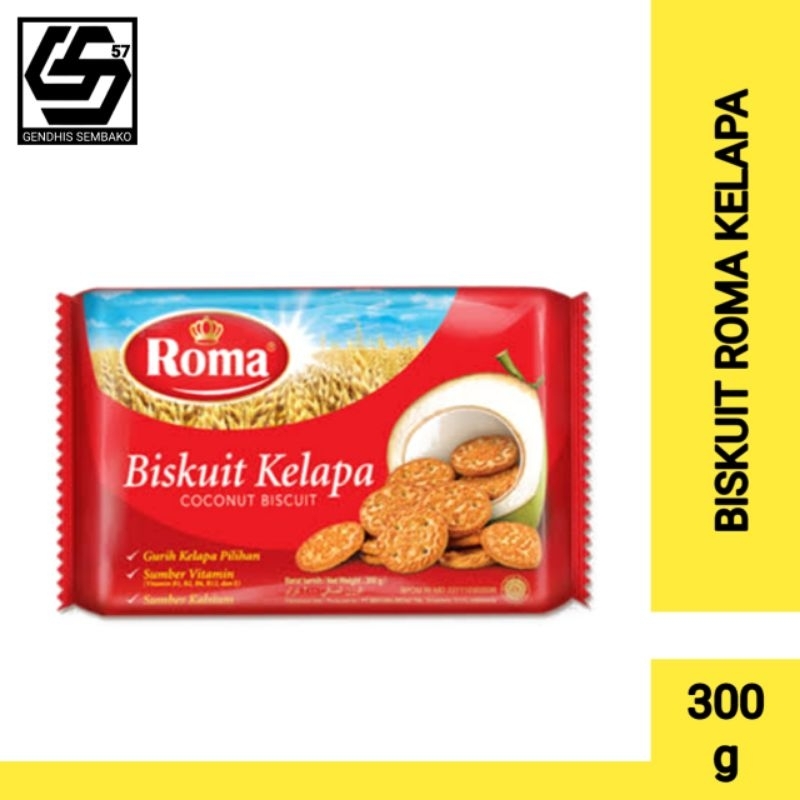 

BISCUIT ROMA KELAPA 300g