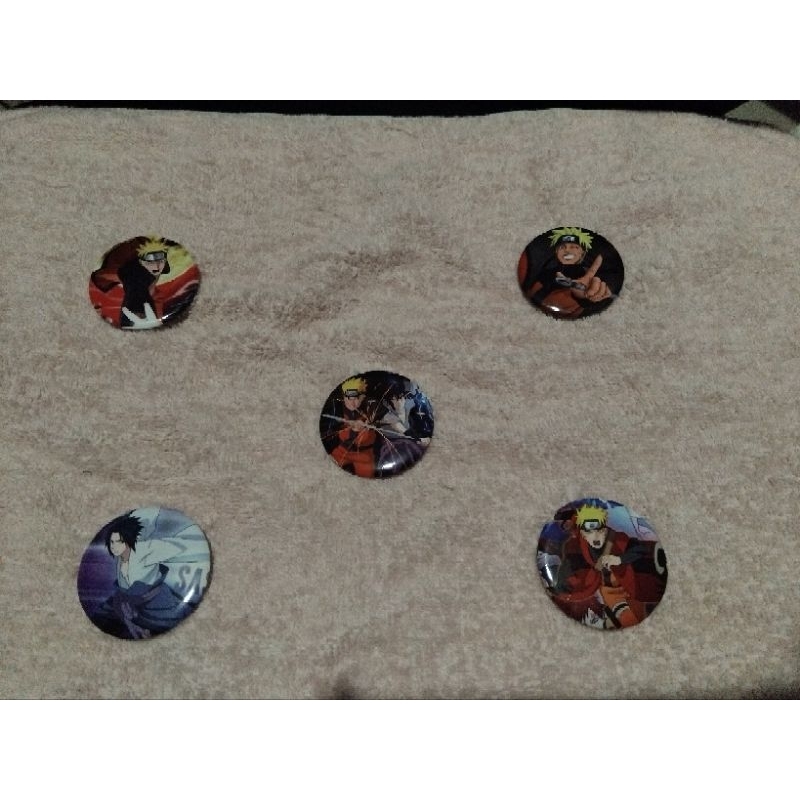 Bros Badge Pin Anime Naruto Uzumaki NAruto Uchiha Sasuke Enamel Pin Aksesoris Baju Tas Kolektor JJK