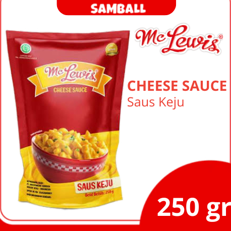 

Mc Lewis Saus Keju - 250gr / Cheese Sauce / Raja Samball