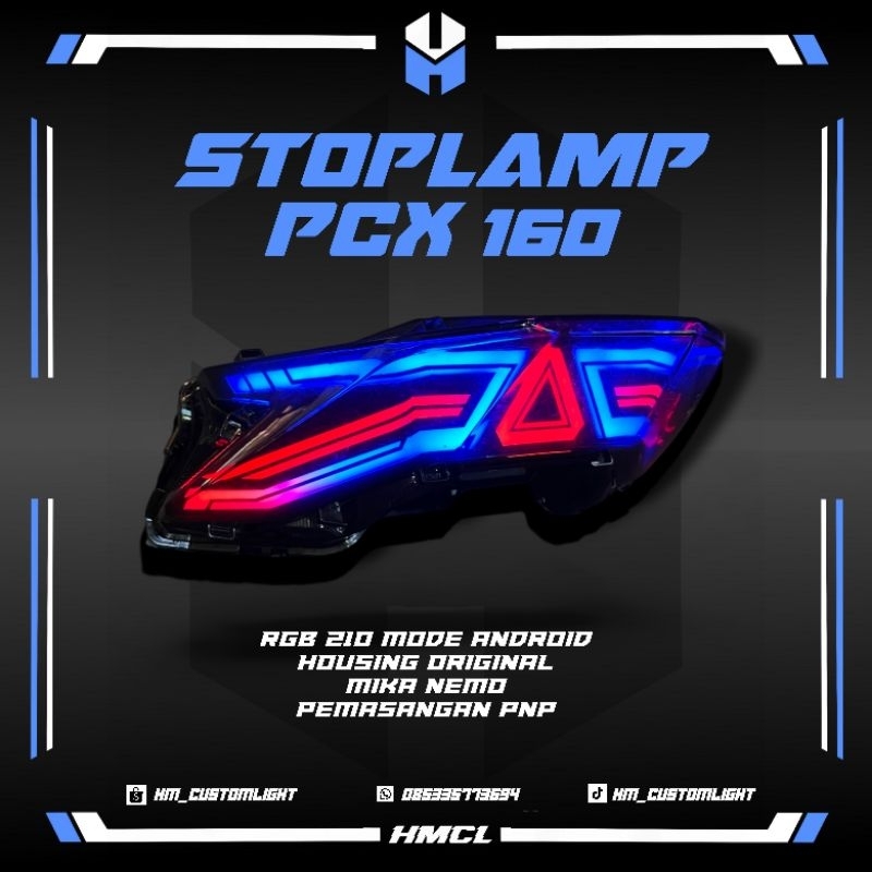 Stoplamp Lazy Custom PCX 160