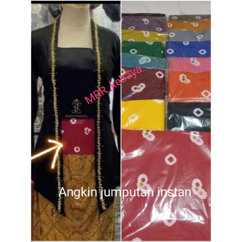 stagen/angkin jumputan instan/penutup perut/pelengkap kebaya