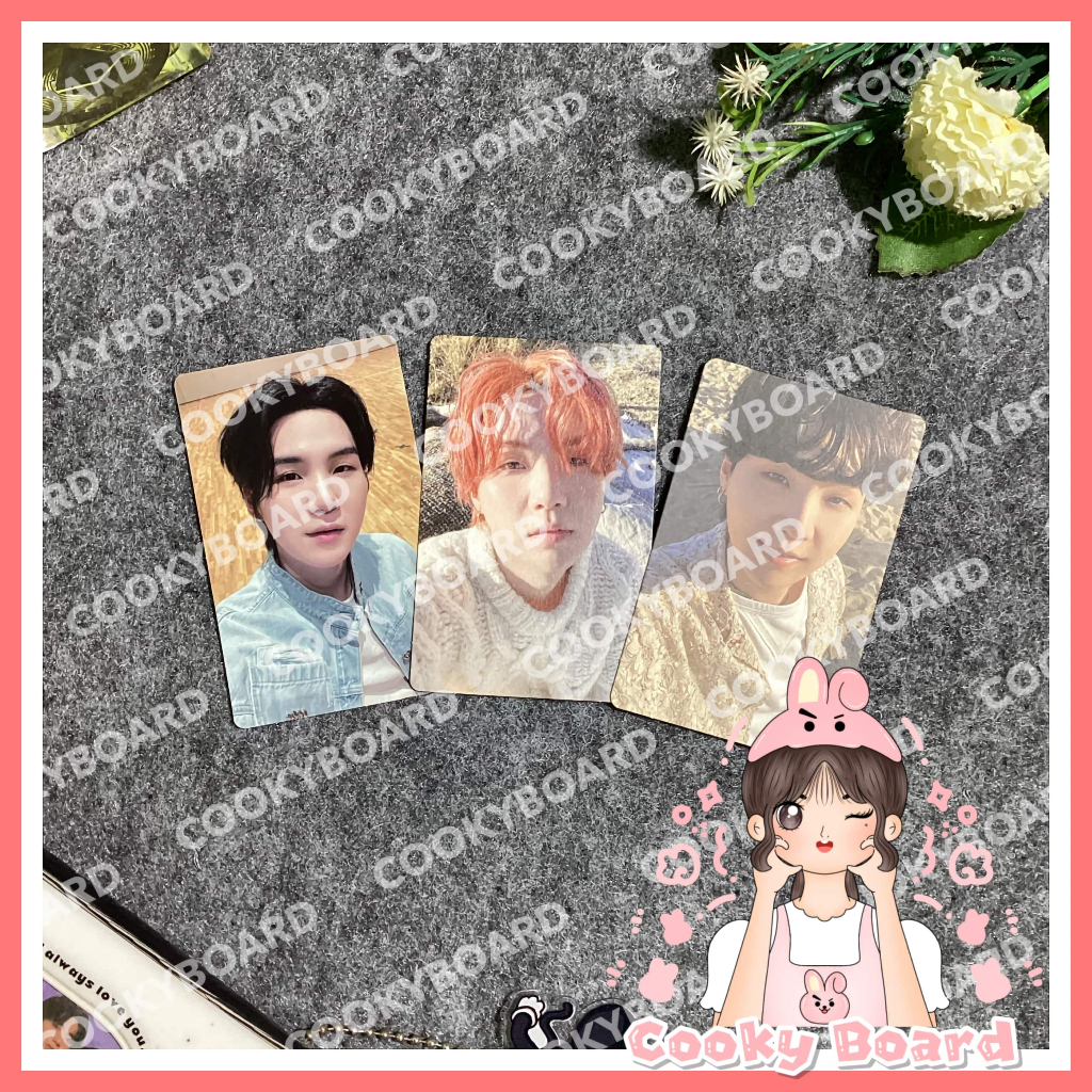 [Cooky Board] PC Photocard Suga LD SW Orange Photofolio Butter Peaches Me Myself DDay BTS