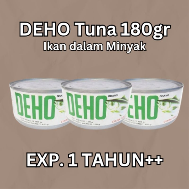 

DEHO Tuna Kaleng 180gr. / Chunk In Oil