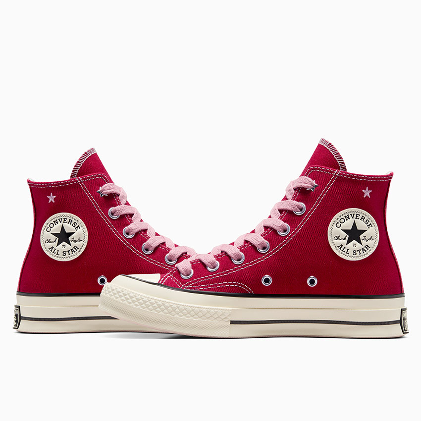 Converse Chuck 70 70s Embroidered Twinkle Star Stars Graphic Hi Days Ahead Lotus Pink