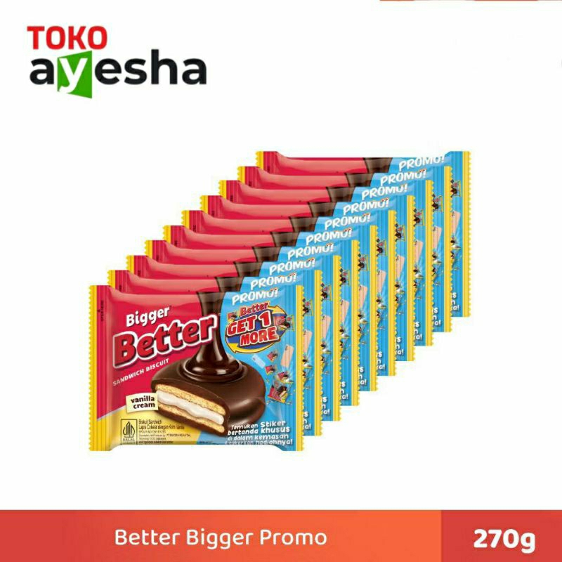 

Better Bigger 270 Gram - 1 Pack isi 10 pcs