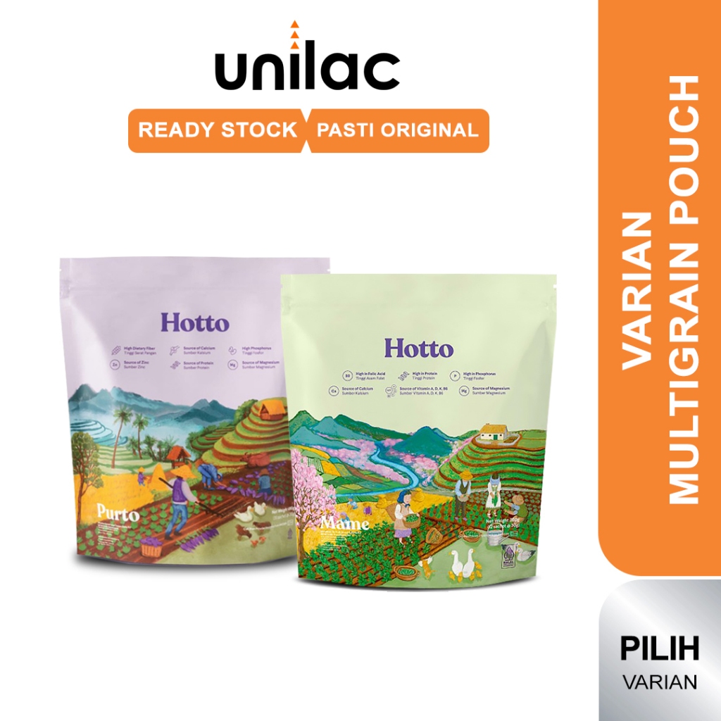 

[ BUNDLE ] Hotto Mame Best Meal Protein Multigrain With Edamame - Hotto Mame x Purto Paket Hemat