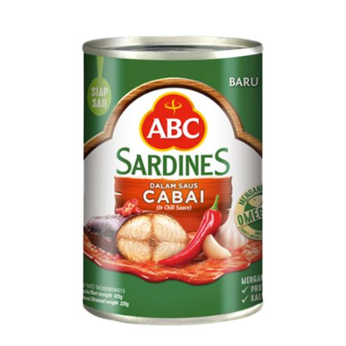 

ABC Sarden Saus Cabai 425g