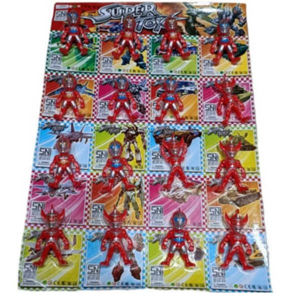 𝗜𝗦𝗧𝗔𝗥𝗙𝗜 - MAINAN ANAK ROBOT ULTRAMAN MINI 2407 HARGA SATUAN