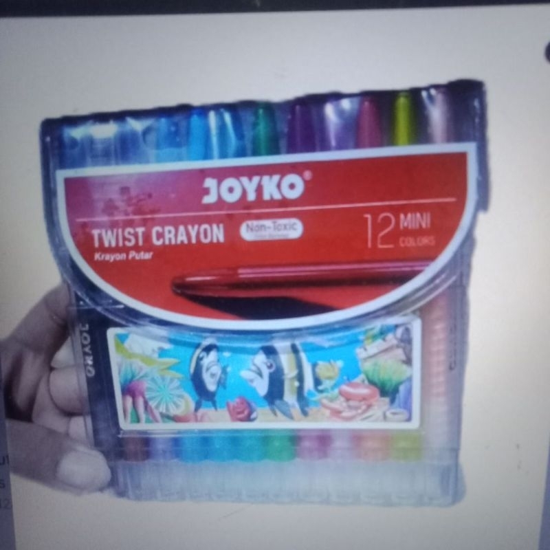 

PROMO CRAYON PUTER JOYKO PENDEK ISI 12pcs