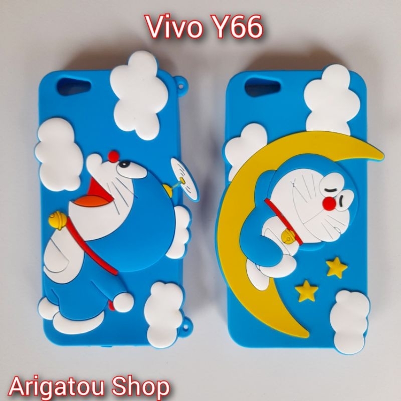 Vivo Y66 Case Softcase Boneka 3D Karakter Kartun Doraemon