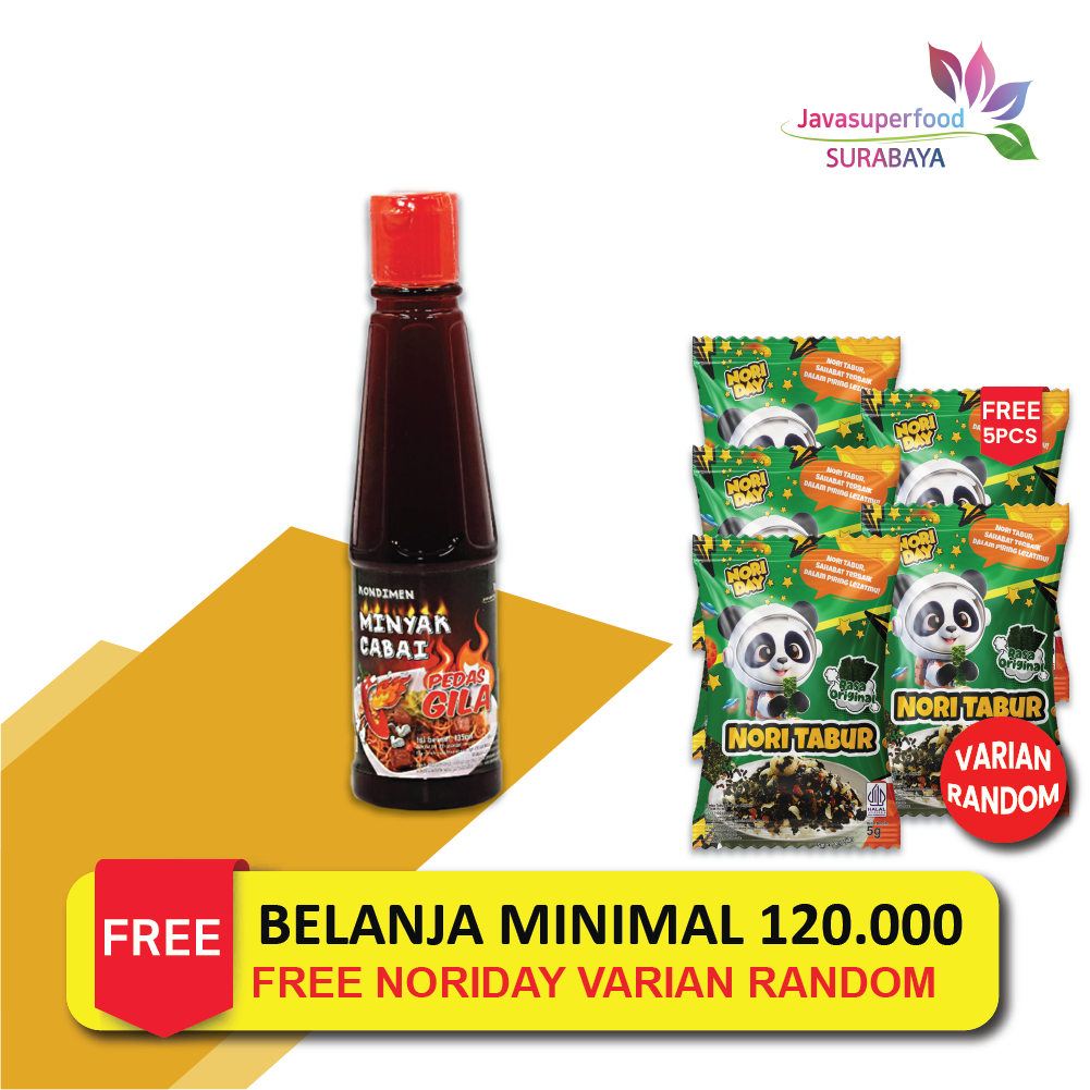 

Minyak Cabai Pedas Gila / Chili Oil 135 ml