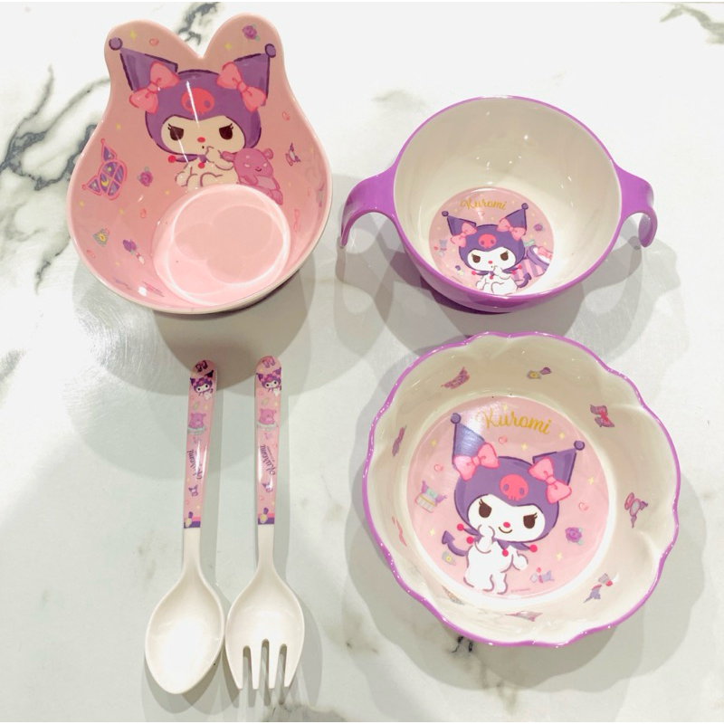 paket 4in1 mangkok melamin karakter import mangkuk melamin frozen mickey hk spiderman import kuromi 