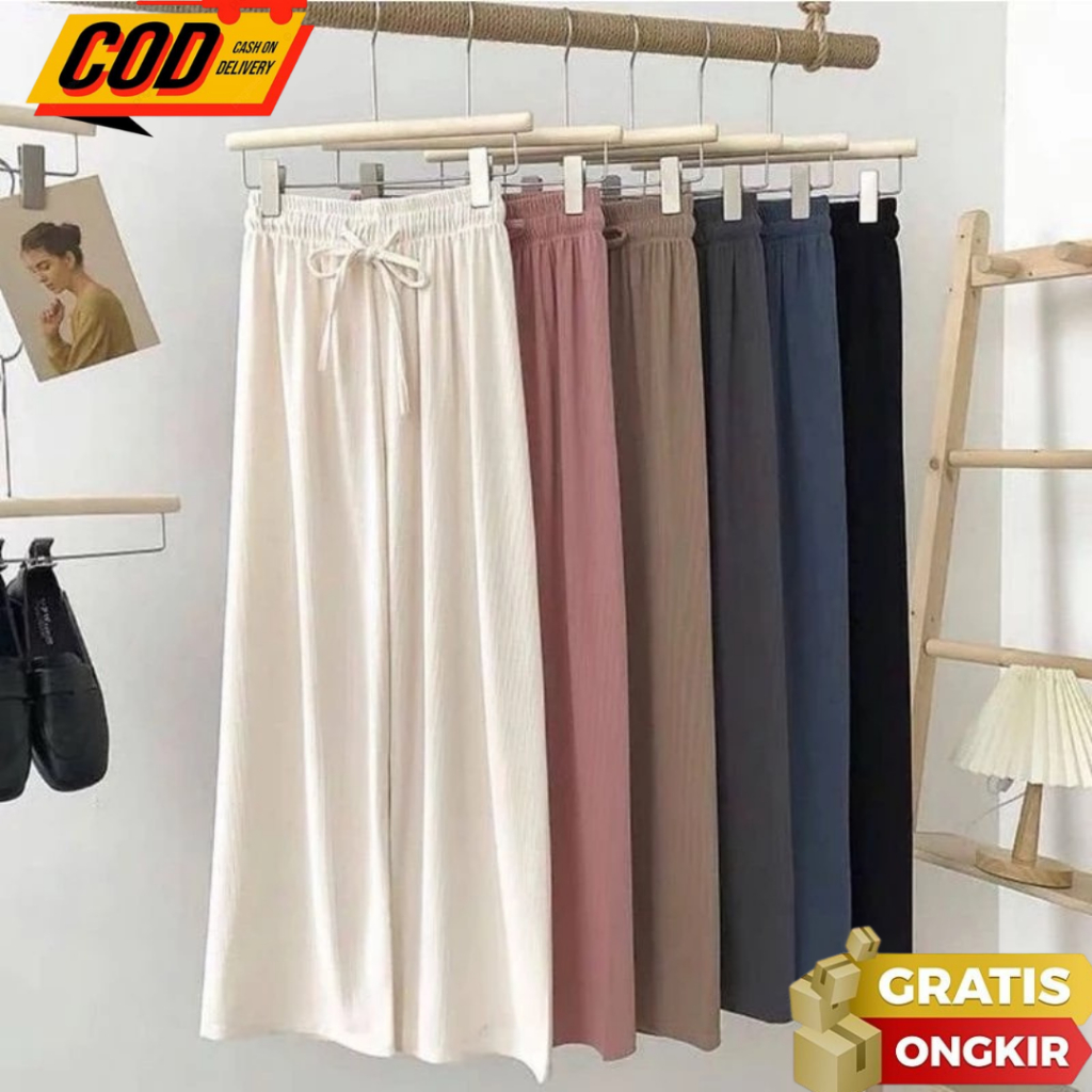 [BIG SALE] TIARA PANTS KULOT RAJUT TEBAL | KULOT RAJUT WANITA (COD)