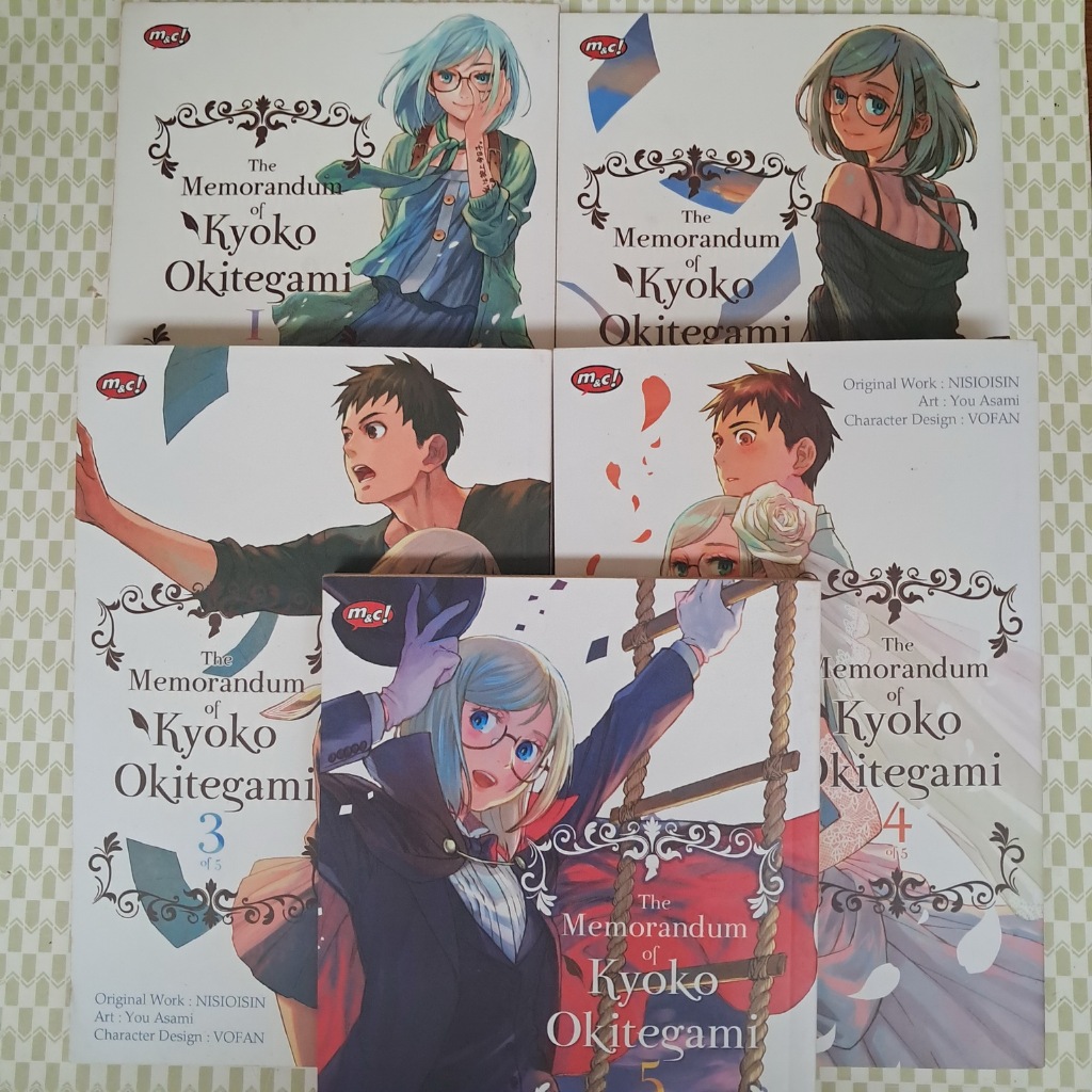 Komik The Memorandum of Kyoko Okitegami SET 1-5
