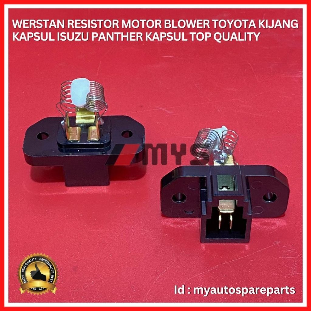 WERSTAND RESISTOR MOTOR BLOWER ANGIN AC Mobil TOYOTA Kijang Kapsul Isuzu Panther KAPSUL WERSTAN TOP 