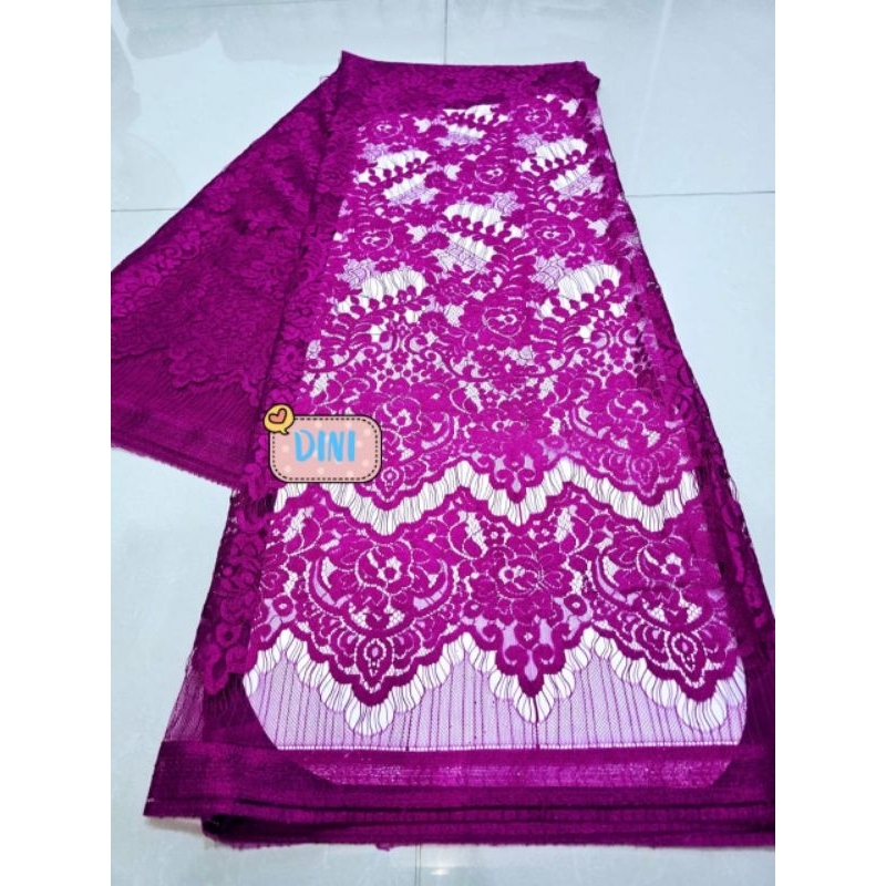 Bakal Kain Renda Prancis Jersey  UK 2,5m x 1,5m (WAJIB CHAT ADMIN)