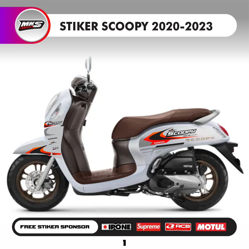 Stiker SCOOPY 2020-2023 - Striping SCOOPY 2020-2023 - Decal SCOOPY 2020-2023