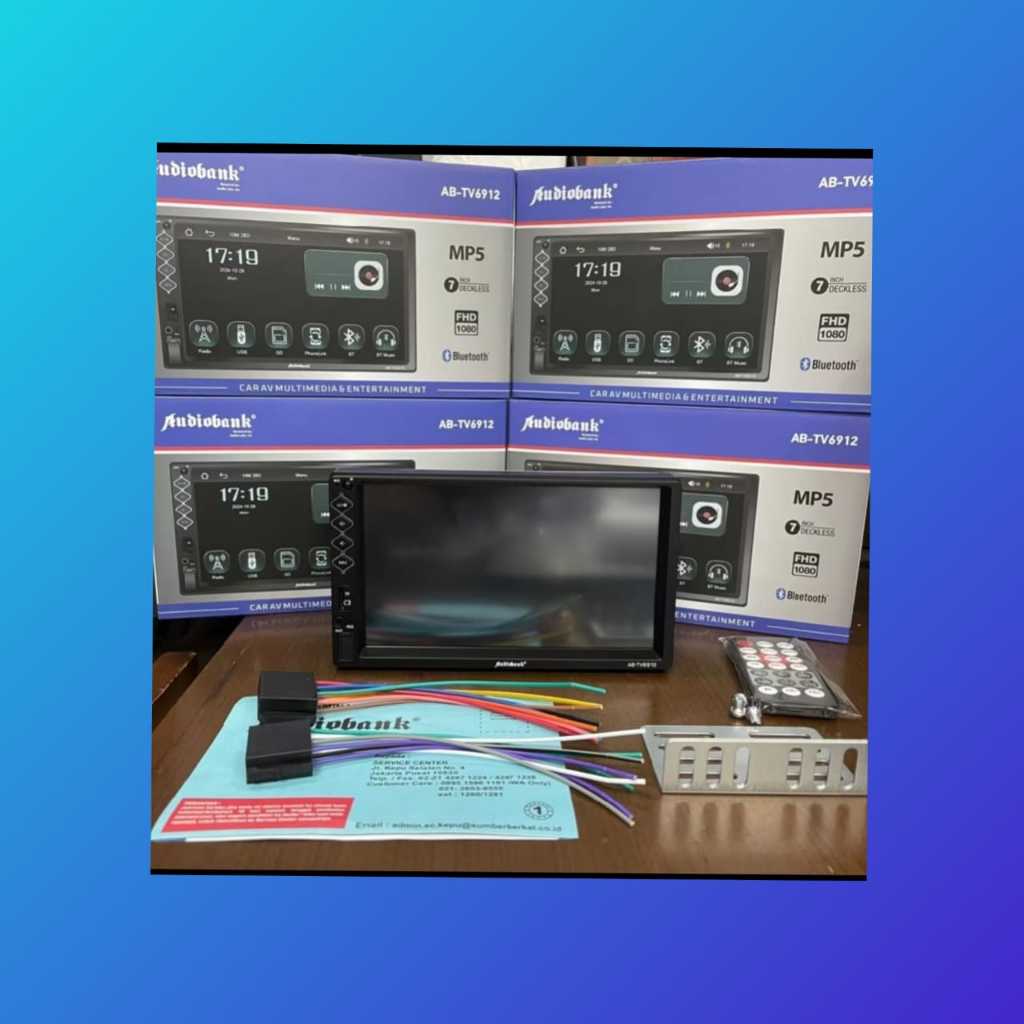 Headunit MP5 Deckless 7 Inch Audiobank AB-TV6912