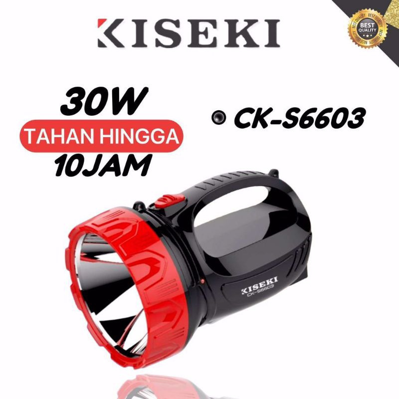 Kiseki Senter CK-S6603 Senter Tangan Jumbo 30Watt Emergency Led Light Super Bright