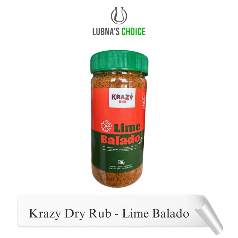 

Krazy Dry Rub - Bumbu Diet Varian Lime Balado