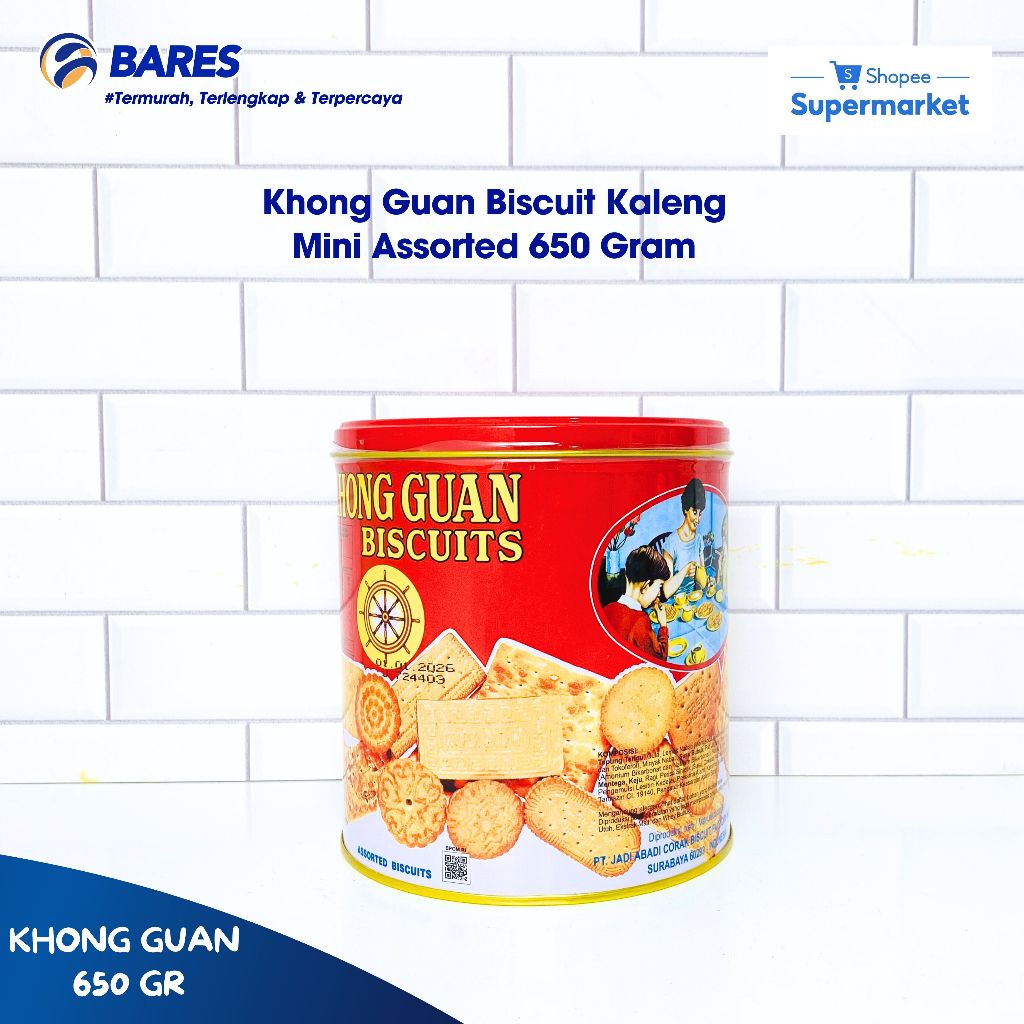 

Khong Guan Biscuit Kaleng 650 Gram | Biskuit Murah