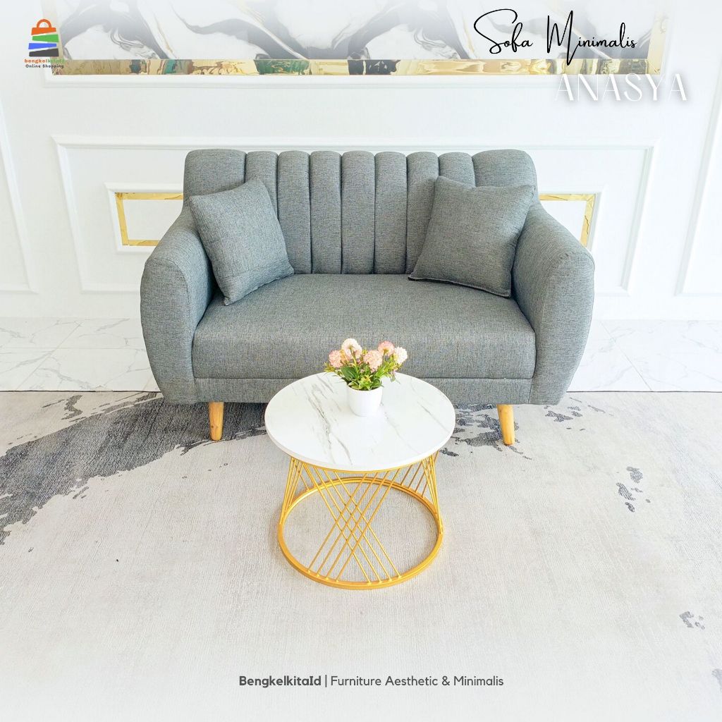 Anasya Sofa Viral Ruang Tamu Sofa Minimalis | Sofa Aesthetic | Sopa Minimalis Ruang Tamu Sopa Modern