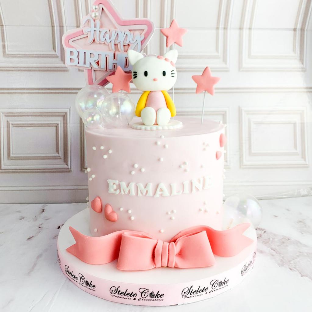 

Kue Ulang Tahun/Birthday cake/kue ultah tema hello Kitty/Kue birthday jakarta