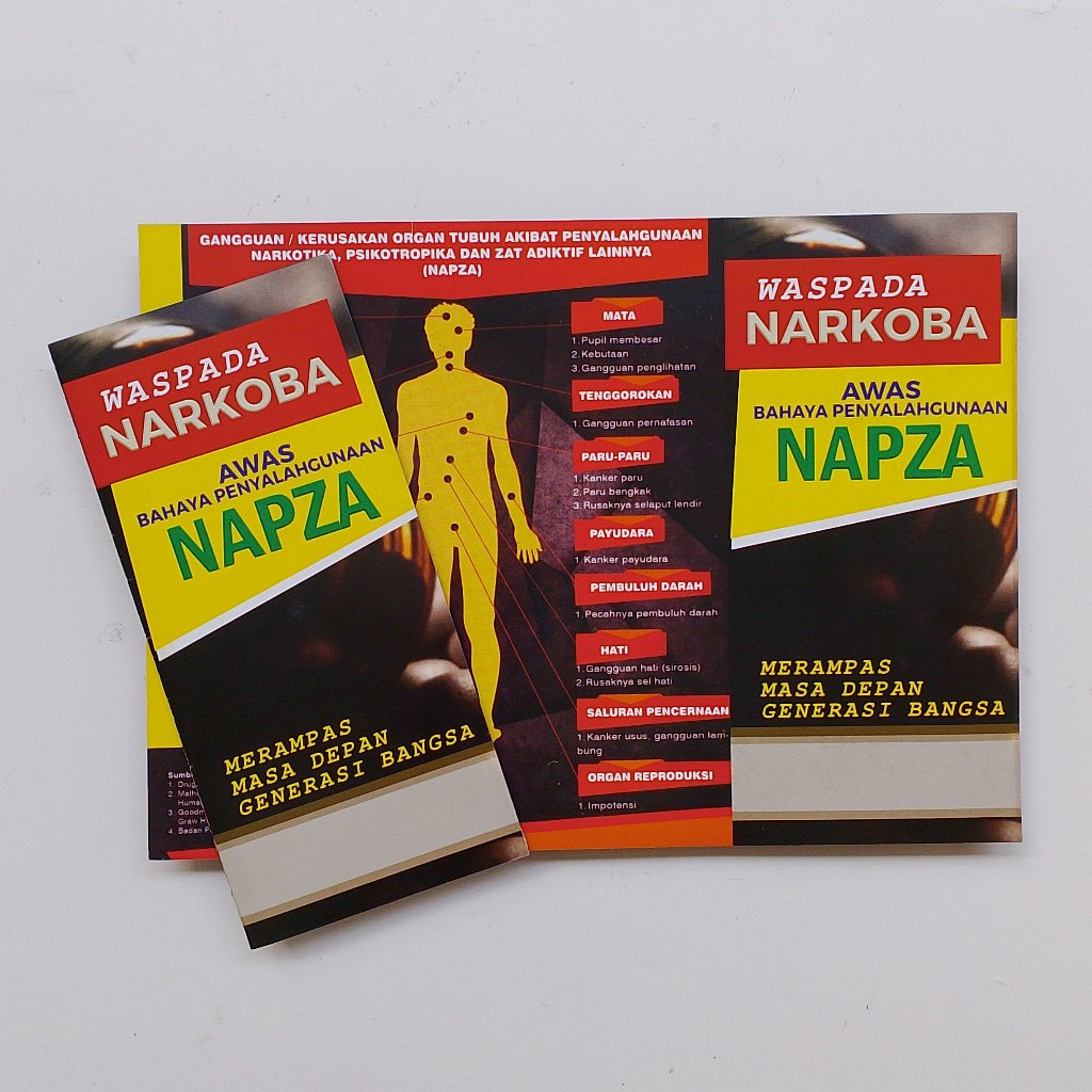 

Leaflet NAPZA - Edukasi Jenis Jenis NAPZA - Waspada Narkoba - Leaflet Kesehatan