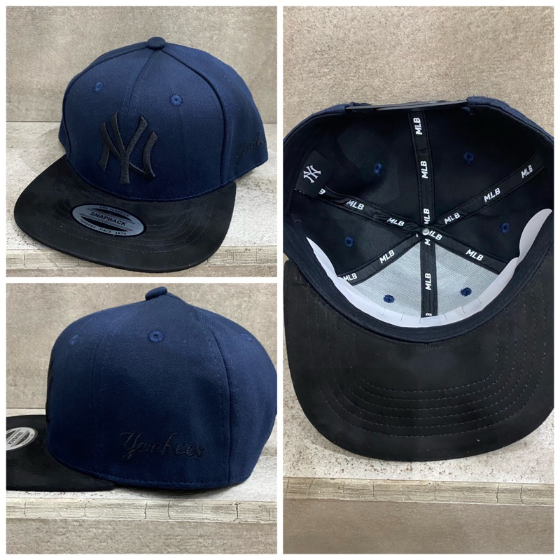 topi  pria NY snapback premium import logo besar