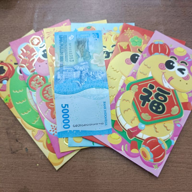 

angpao 12bj imlek 2025 JUMBO 3D Shio Ular Snake besar Jumbo Panjang Sumo uang tanpa dilipat bahan tebal