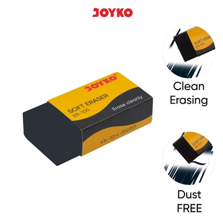 

JOYKO ER-105 ERASER / PENGHAPUS HITAM DUST FREE