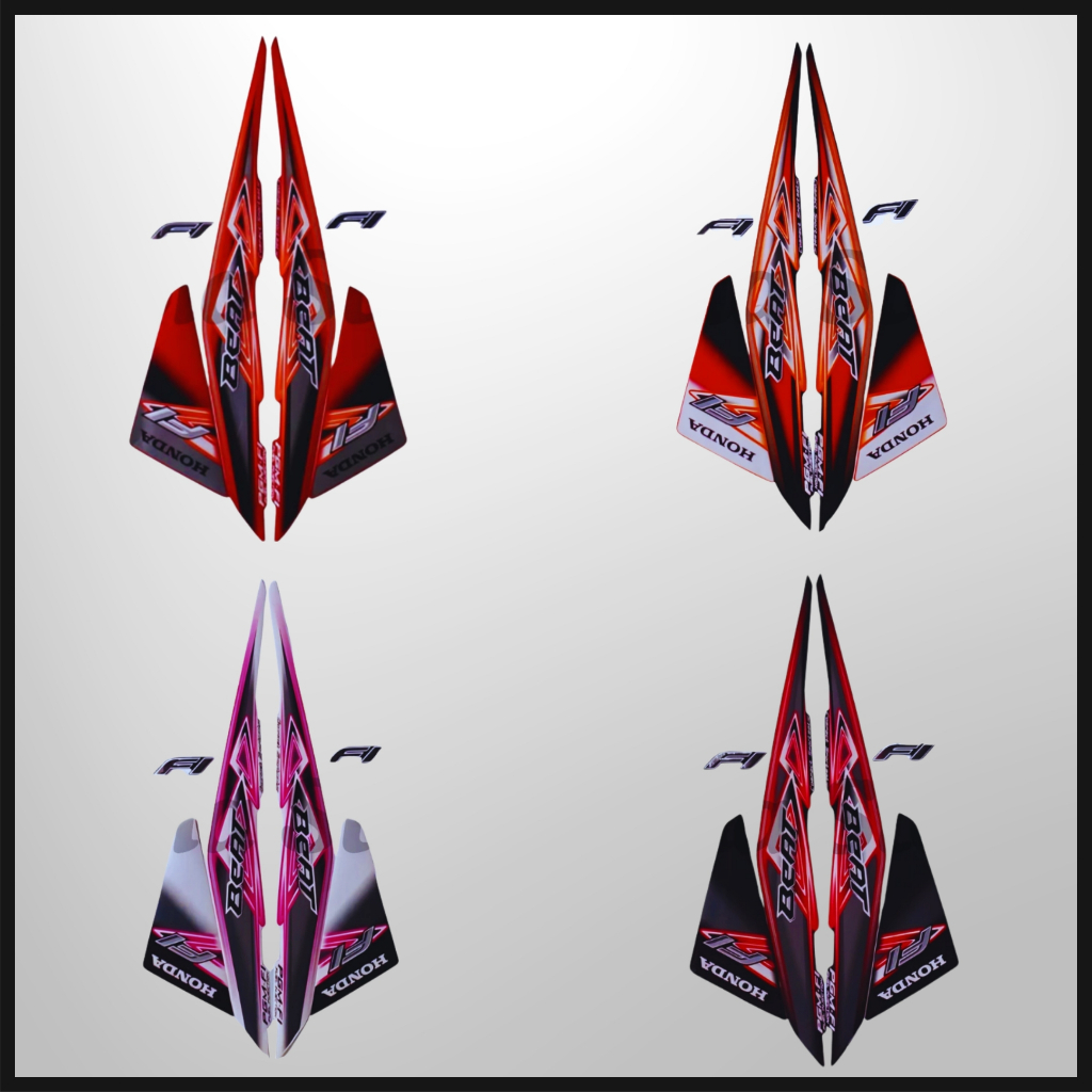 STIKER STRIPING STANDART BEAT FI 2013 | STIKER BODY HONDA BEAT FI 2013