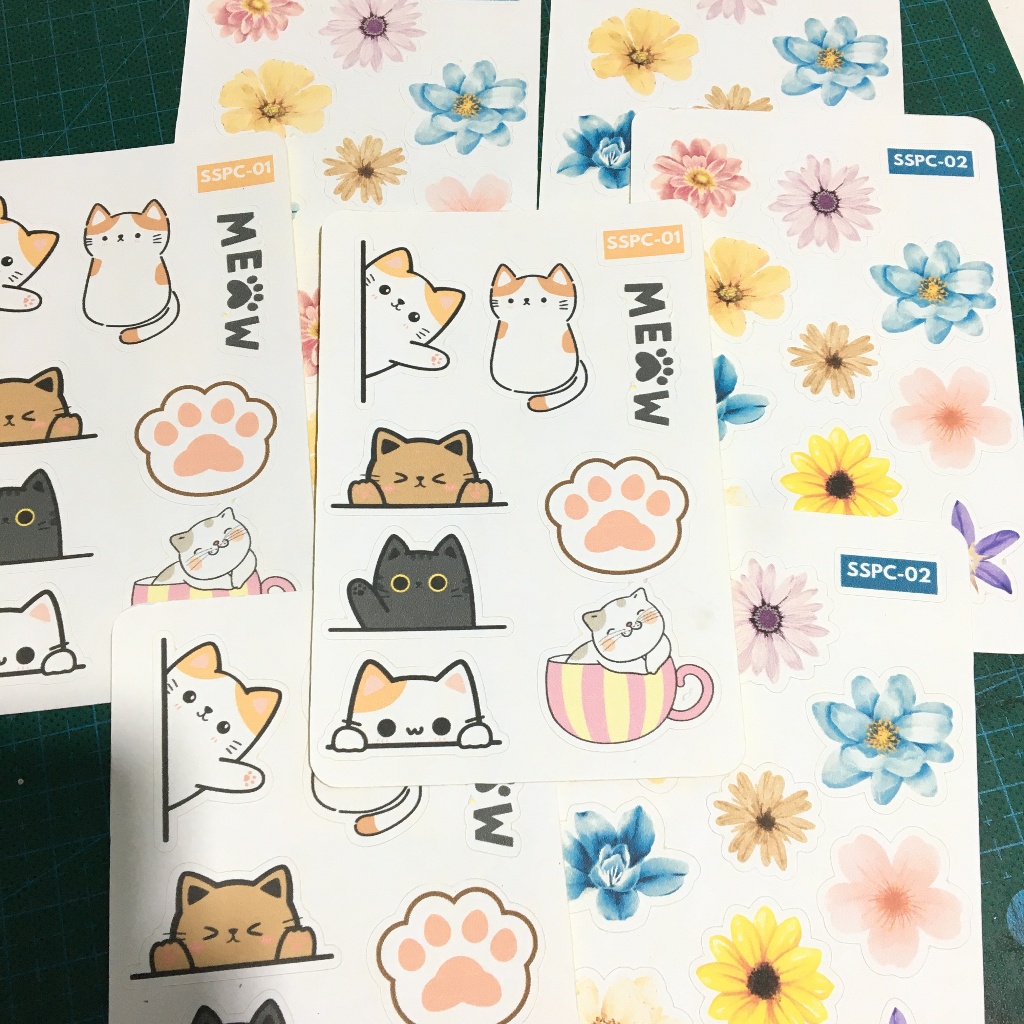 

[ paww.craft ] Sticker Scrapbook Aesthetic cute series Stiker deco journaling planner album hiasan buku lucu sidoarjo