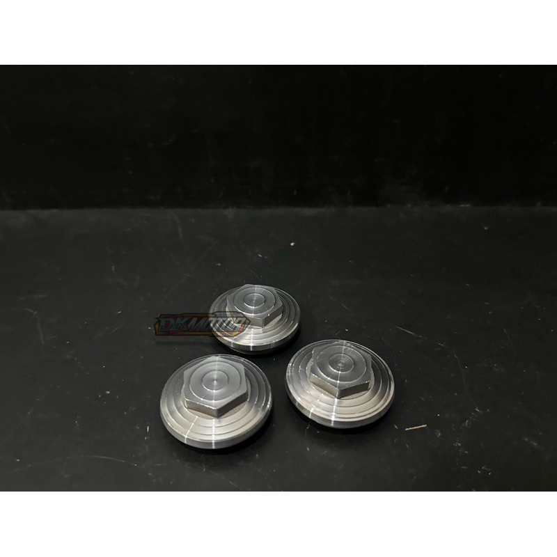 Tutup Klep Mur Tap Oli Bawah Megapro GL Tiger CB Bubut CNC