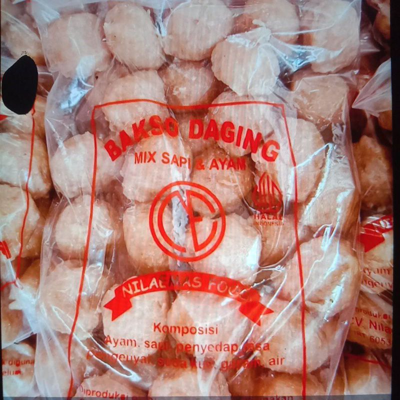 

Bakso Daging Nila Mas (BERAT 500GR) Frozen enak