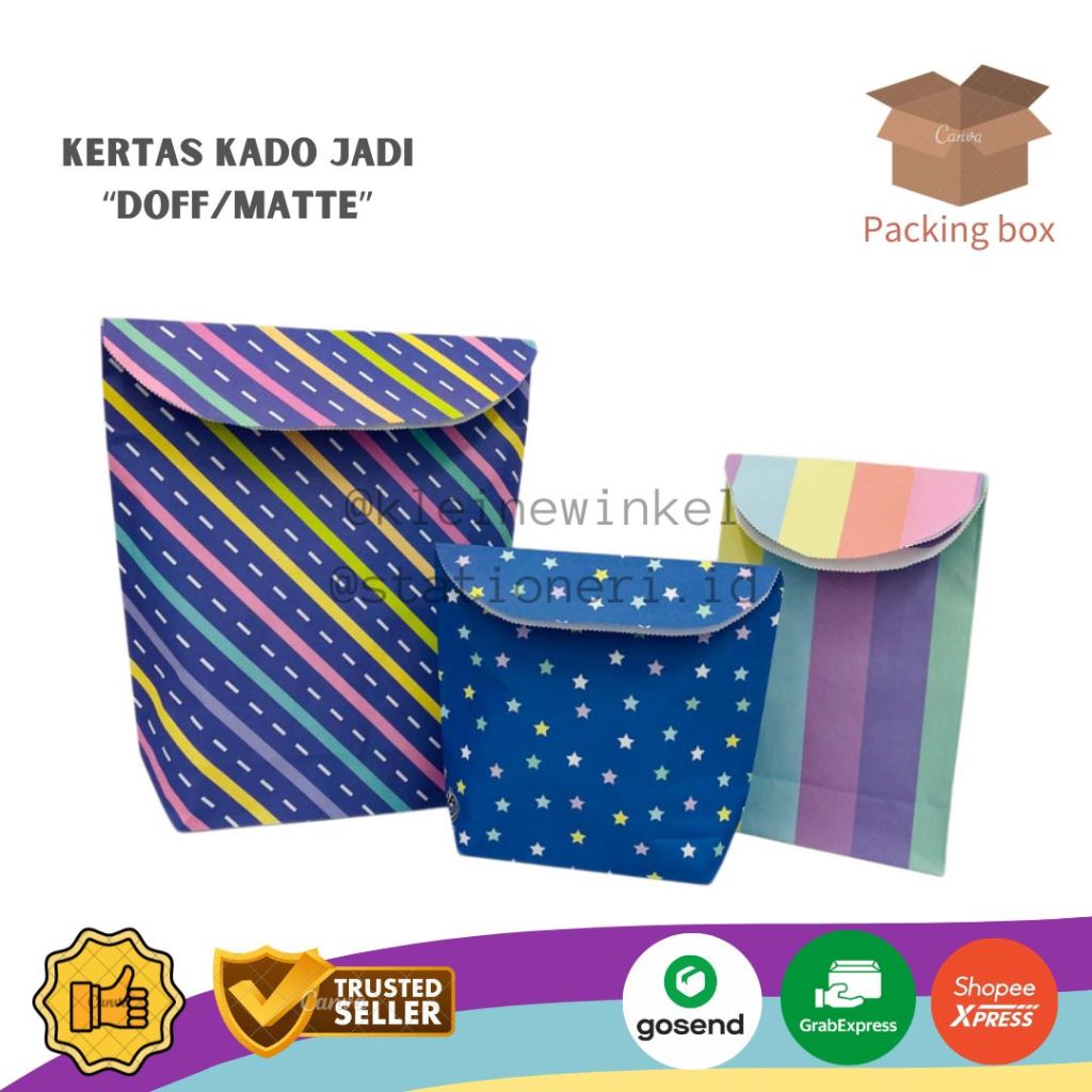 

Kertas Kado Jadi DOFF/Tidak Kilap [ 1 PCS ]